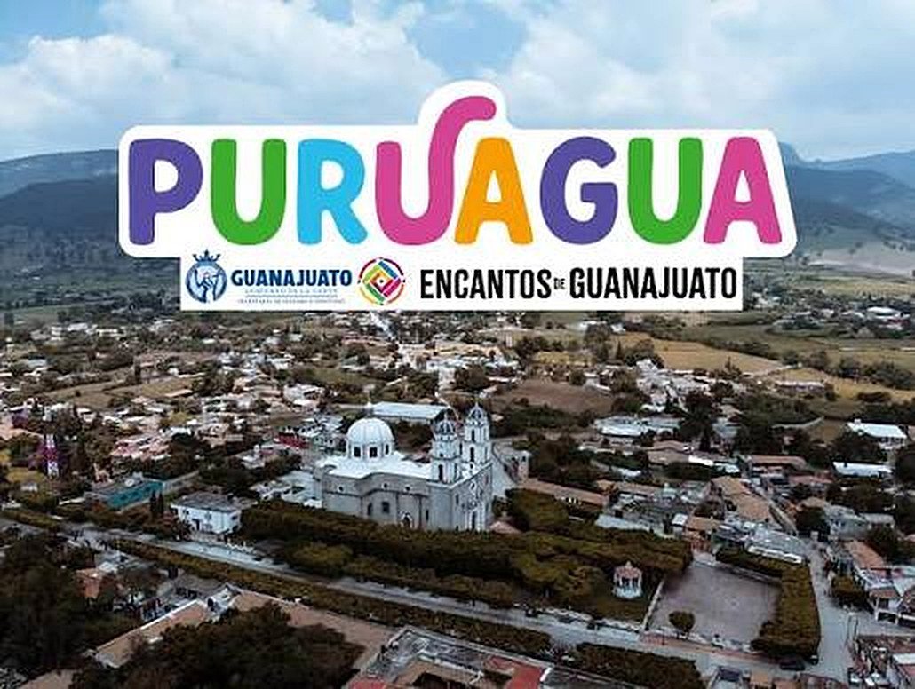 Marca turística oficial de Puruagua dentro del programa Encantos de Guanajuato, de la Secretaría de Turismo del Estado de Guanajuato